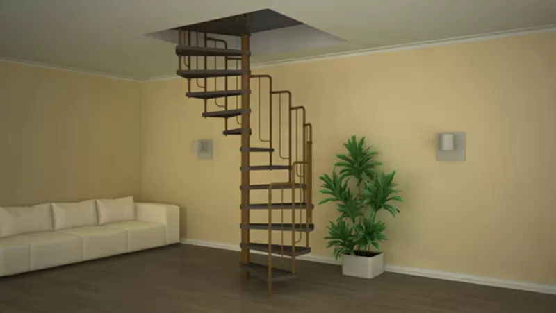Модульные лестницы на второй этаж для коттеджа.